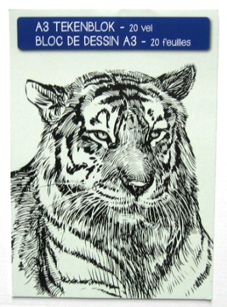 bloc de dessin 120gr a3 20 pages